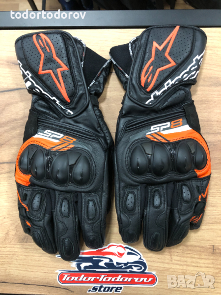 Промоция Кожени мото ръкавици ALPINESTARS SP-8V3 AIR,размерL,като нови, снимка 1