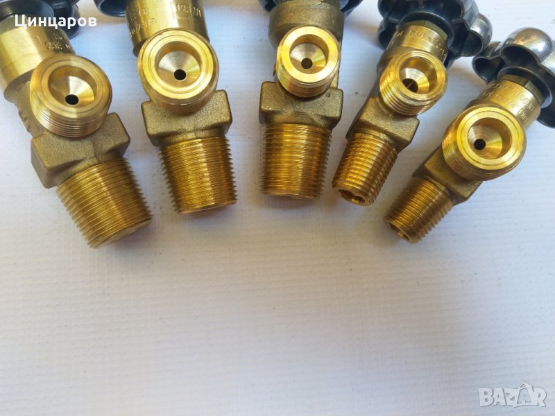 Кран,кранове бутилкови за Въглерод,аргон,азот,коргон,хелий,кислород, снимка 1