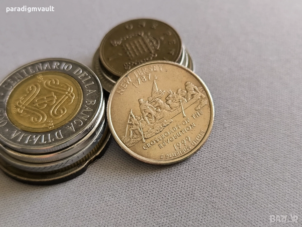 Монета - САЩ - 1/4 (четвърт) долар (Ню Джърси) | 1999г., снимка 1