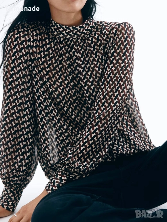 Нова дамска елегантна блуза Зара С, М , Л размери, снимка 1