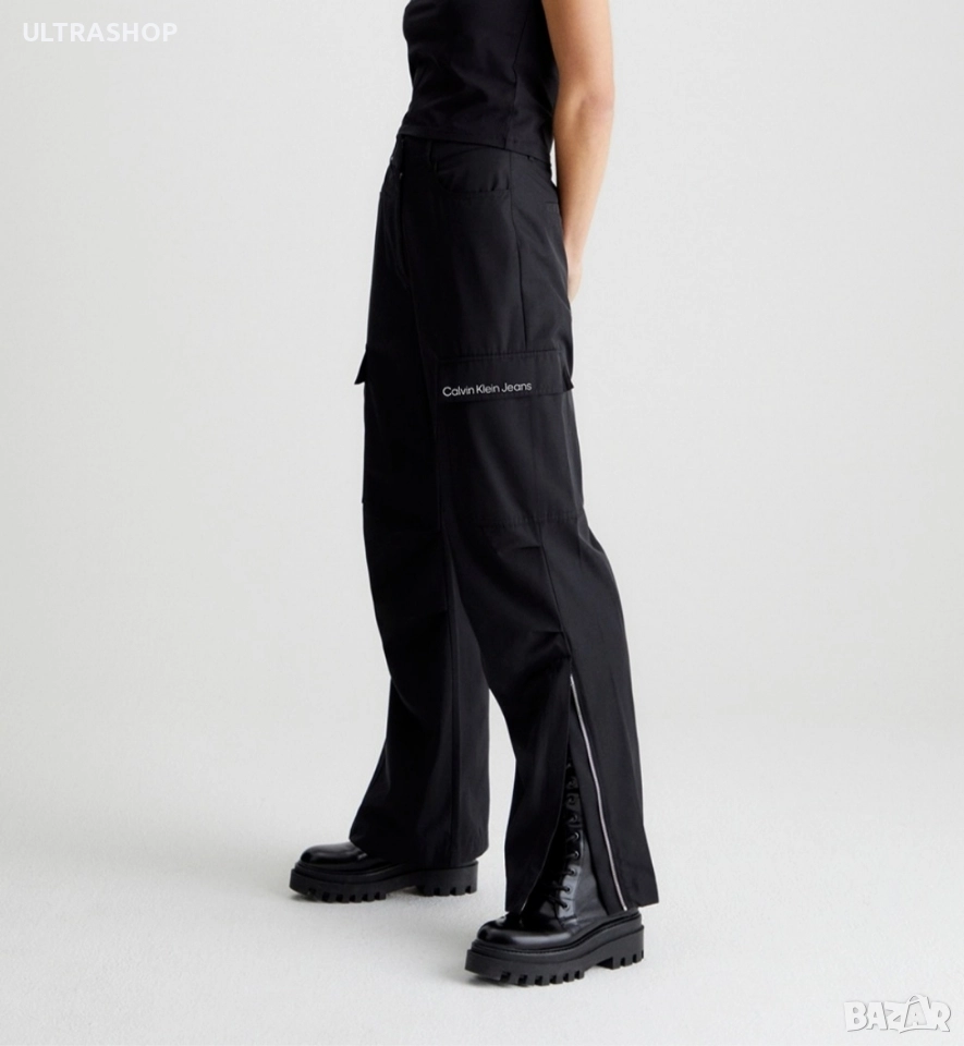 НОВ Дамски панталон Calvin Klein size S висока талия, снимка 1