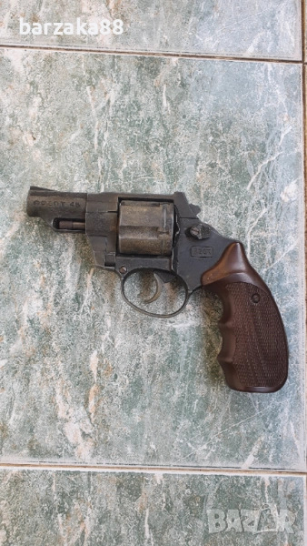 Стар немски газов Револвер AGENT 45 RECK, снимка 1