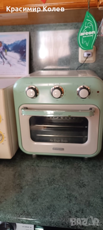 Фурна с горещ въздух и грил Vintage AIR FRYER 16 л, снимка 1