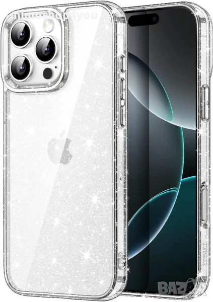 Блестящ Кейс Glitter Case за Apple iPhone 16 Pro / Max, снимка 1