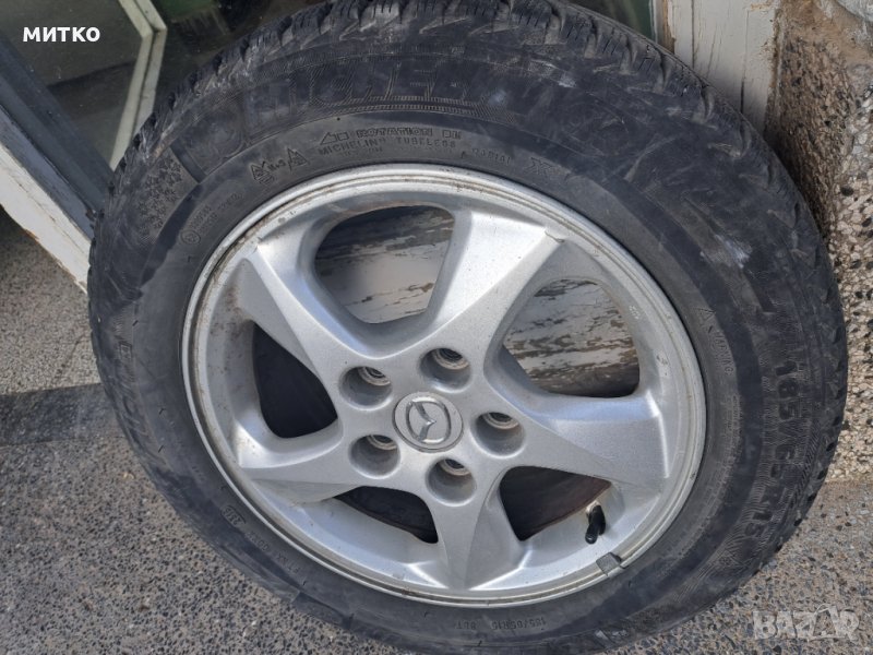 Джанти с гуми за Мазда 15' 5x114.3 6J , снимка 1