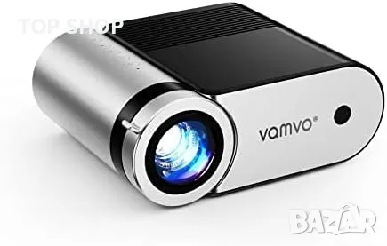 Нов мини преносим проектор за домашно кино, съвместим с iOS Android смартфон лаптоп, снимка 1
