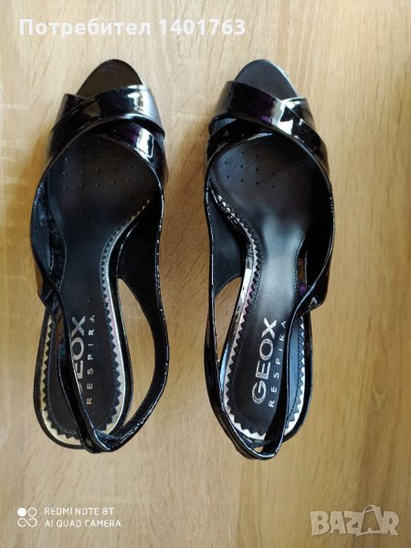 Официални дамски обувки, сандали на висок ток Geox, снимка 1