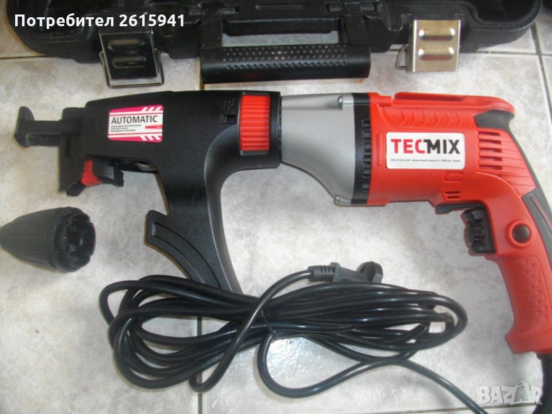 TEMIX MTX TBS 550-Електрическа Нова Отвертка За Сухо Стоителство-Винтов Магазин, снимка 1