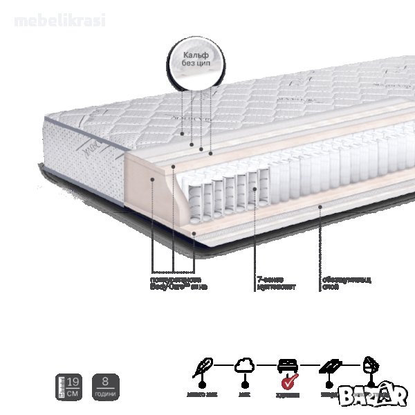 матрак SILVER EXCLUSIVE с Отстъпка-10% от актуалната цена!, снимка 1