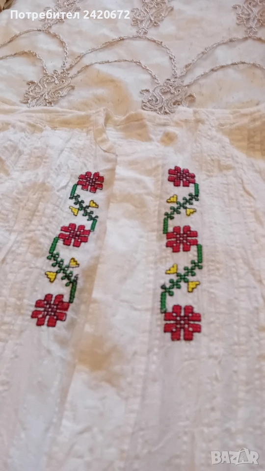 автентична  кенарена риза за  носия, снимка 1