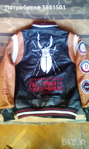 Кожено Яке от Естествена Телешка Кожа.🇧🇬, снимка 1