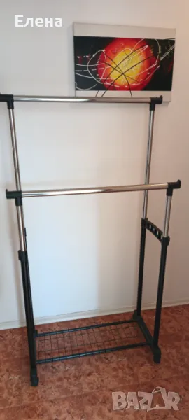 Подвижна закачалка, щендер за дрехи, снимка 1