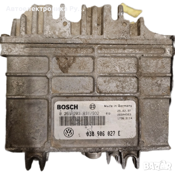 компютър VW VOLKSWAGEN POLO 1.0 AER, 030906027E, 030 906 027 E, BOSCH, 0261203931/932, снимка 1