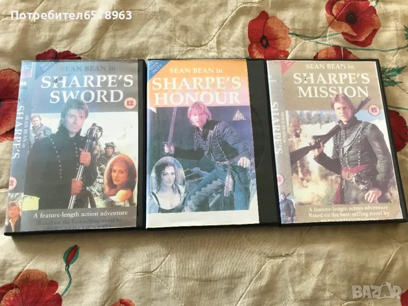 SHARPE`S SWORD  1 2 3 . DVD, снимка 1