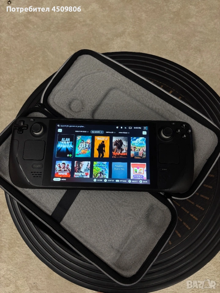Steam Deck 512GB LCD БАРТЕРТ преносима конзола, снимка 1