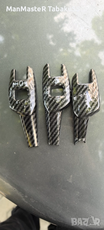 Декоративни лостове карбон за BMW x1 x3 x5 E70 E80 E90, снимка 1