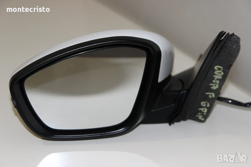 Ляво огледало Opel Corsa F (2019-2023г.) Peugeot 208 (2019-2023г.) 6 пина / 983767411T електрическо, снимка 1