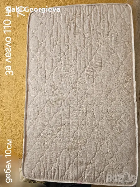 Детски матрак за легло 110/70 см, снимка 1