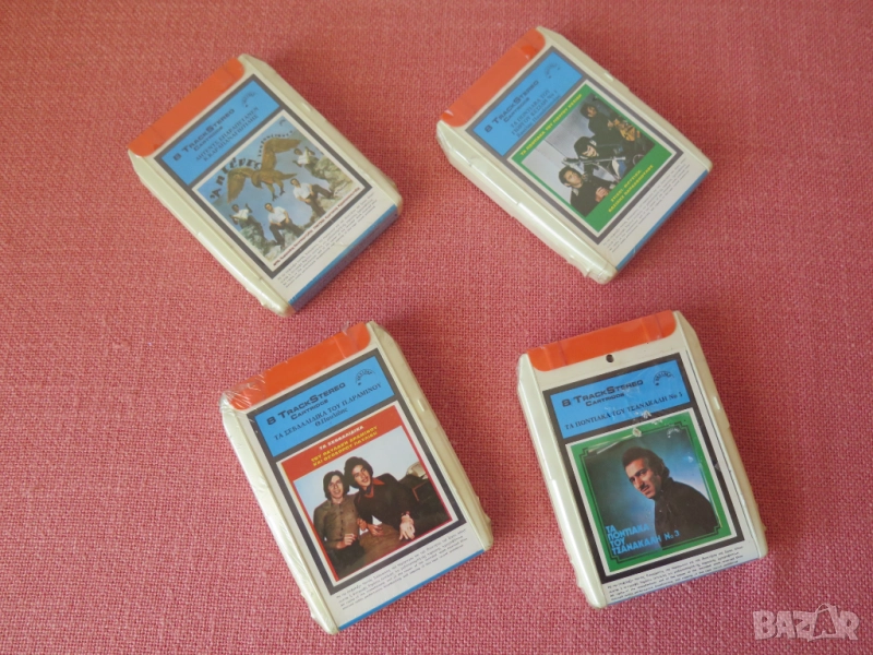 8 track cassette- НОВИ 4бр.касети, снимка 1