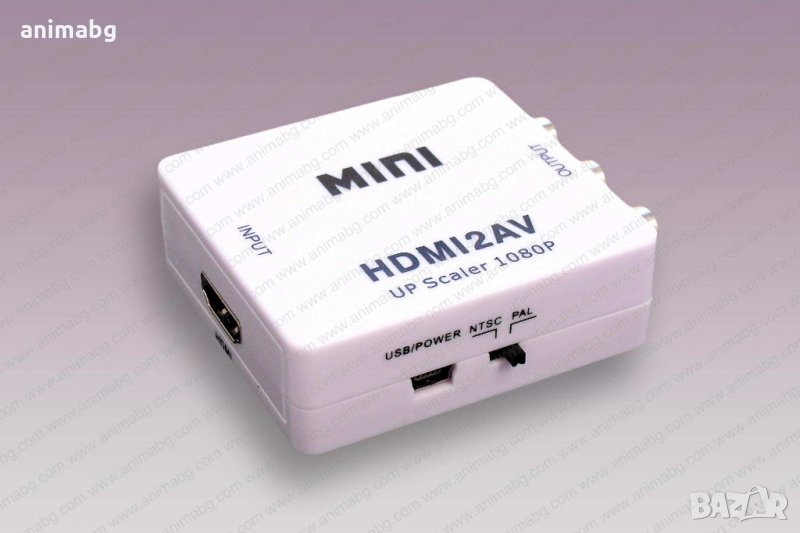 ANIMABG HDMI към RCA / AV преобразувател, снимка 1