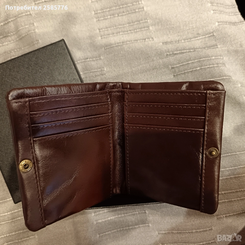 Мъжки кожен портфейл , снимка 1