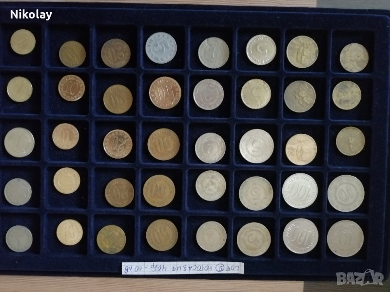 МОНЕТИ, LOT по 40 бр, ИТАЛИЯ, ПОРТУГАЛИЯ, ЮГОСЛАВИЯ, снимка 1