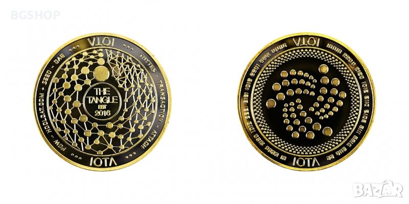 IOTA Coin / Йота Монета ( MIOTA ) - Gold, снимка 1