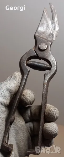 немска стара лозарска ножица има маркировка на нея, снимка 1