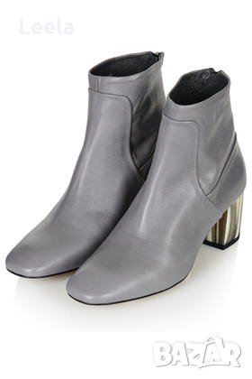 Боти от естествена кожа Topshop, снимка 1