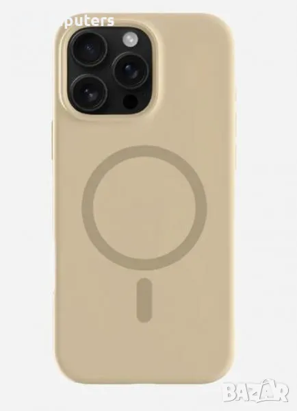 Калъф Liquid Silica MagSafe за iPhone 15 Pro 6.1 / Кафе / + Протектор Баркод : 3131501, снимка 1