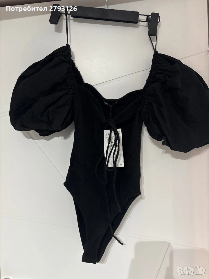 Боди ZARA с бухнали ръкави , снимка 1