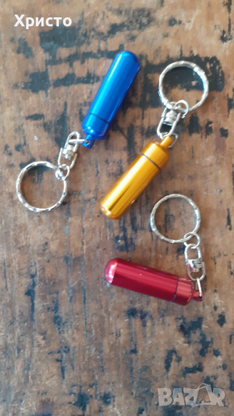 ключодържател контейнер за хапчета и енфие, снимка 1