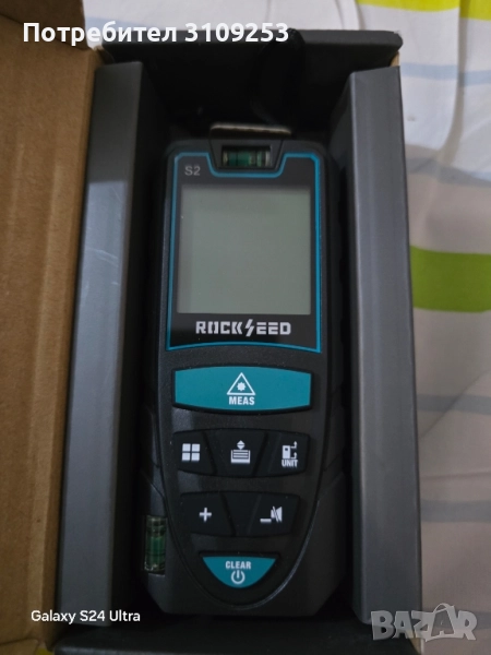 Лазерна ролетка, цифров лазерен дистанциономер, снимка 1