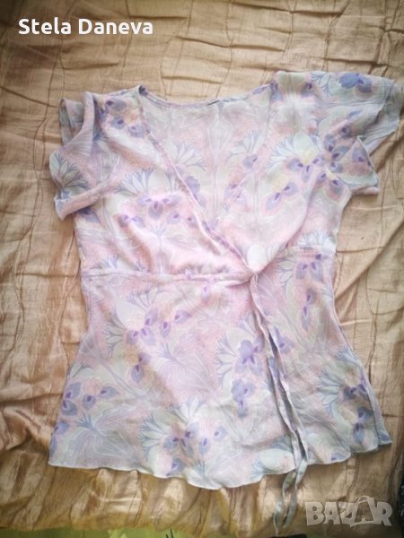 Ефектен лилав топ, снимка 1