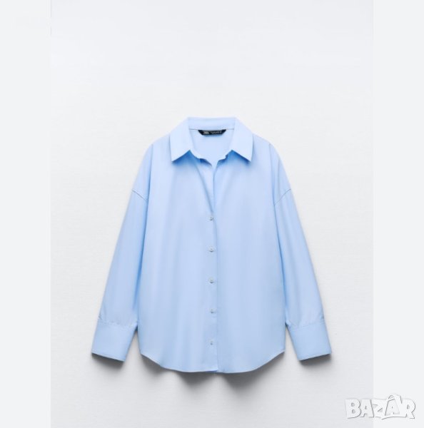 Zara poplin риза, XS, снимка 1