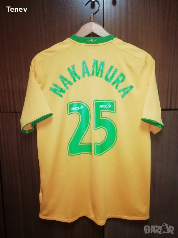 Celtic Nakamura Away 2008 2009 Nike оригинална тениска фланелка Селтик Shirt Jersey Football Soccer, снимка 1