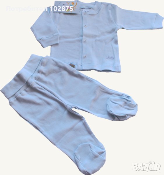 Памучен комплект за бебе, снимка 1