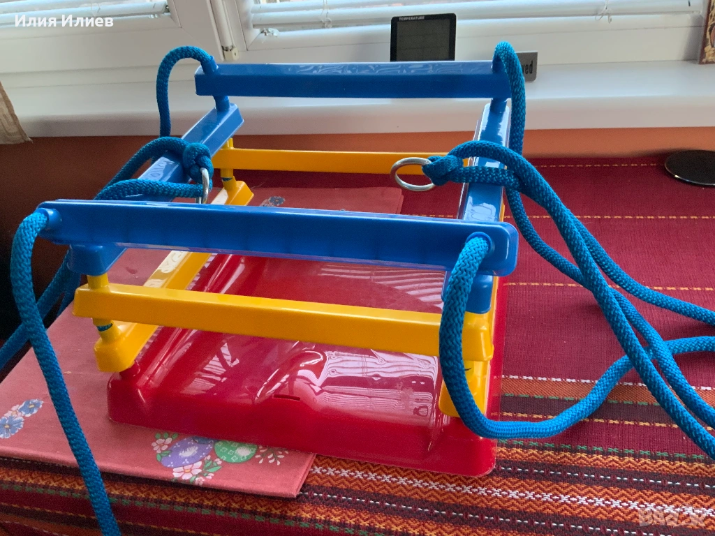 Детска люлка с въжета, снимка 1