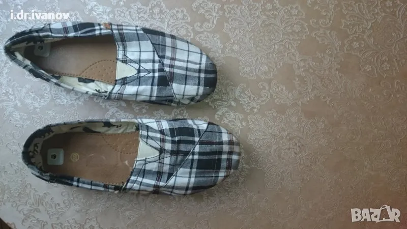 еспадрили в черно и бяло, снимка 1