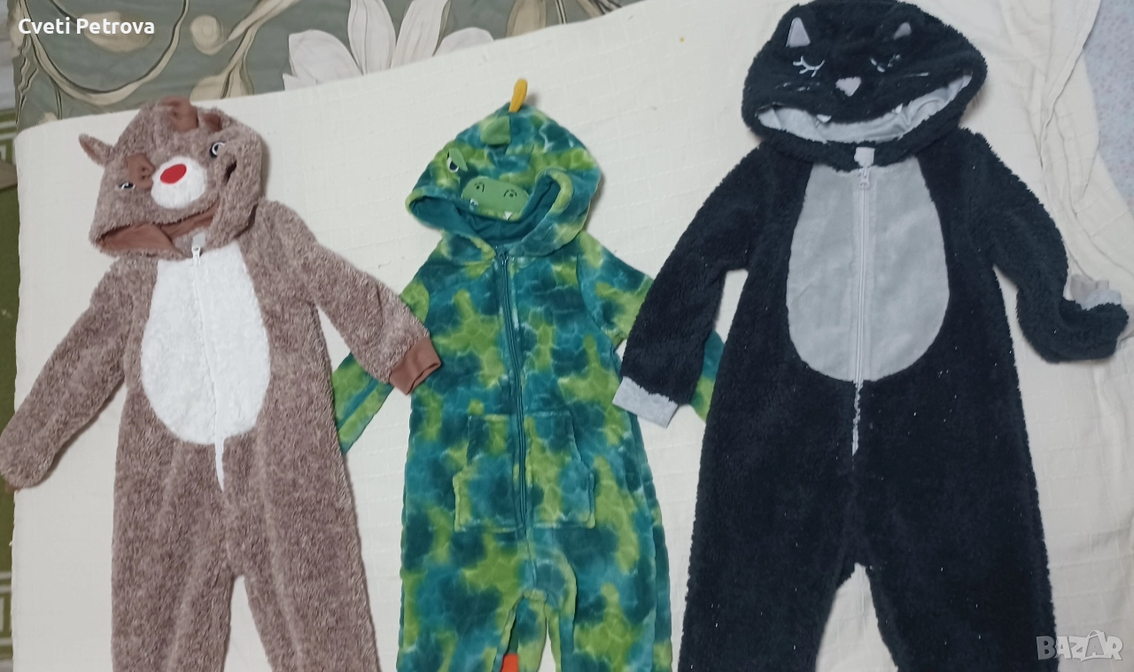 детски топли гащеризончета животни, снимка 1