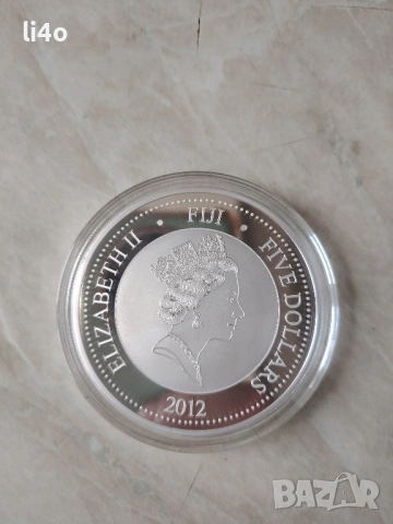 Инвестиционни монети Сребърна монета с частично позлатяване 2 oz тройунции , снимка 3 - Нумизматика и бонистика - 52493664