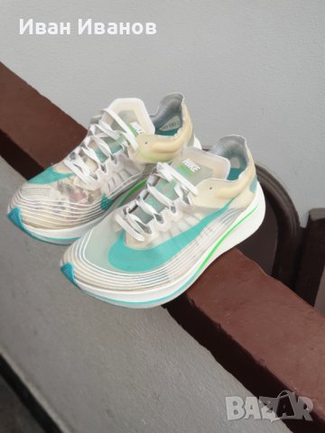 маратонки  NIKE ZOOM FLY SP RAGE GREEN  номер 43,5-44, снимка 10 - Маратонки - 37495284
