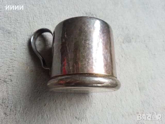 Посребрена захарница, снимка 3 - Антикварни и старинни предмети - 52287499