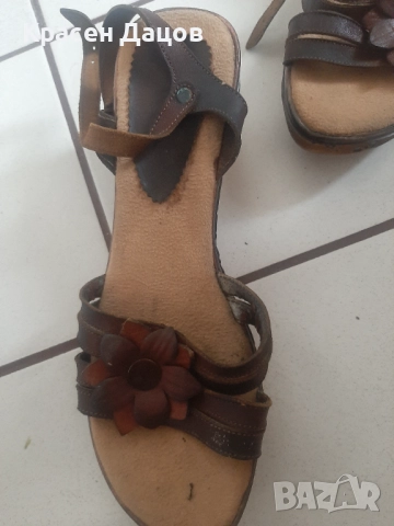 Дамски сандали естествена кожа номер 39, снимка 4 - Сандали - 51921878