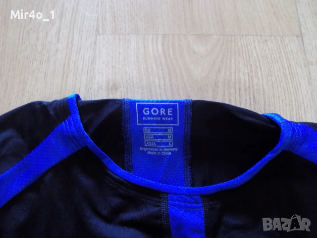 тениска gore running wear блуза потник екип фанела туризъм крос спорт тренировка мъжка оригинал M, снимка 4 - Тениски - 51741867