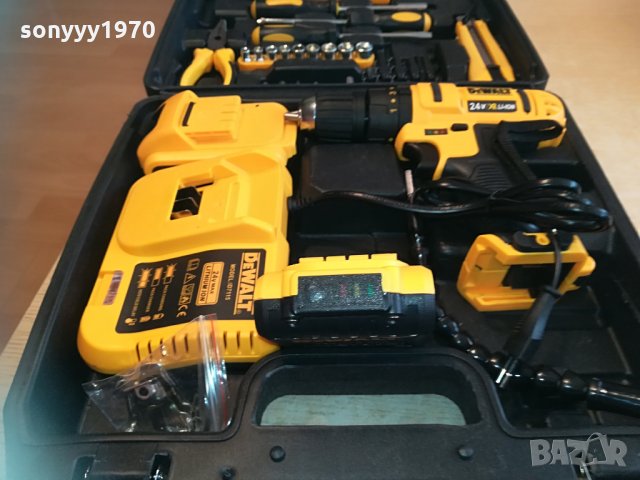 dewalt li-ion куфар с винтоверт комплект 1504211602, снимка 11 - Винтоверти - 32560774