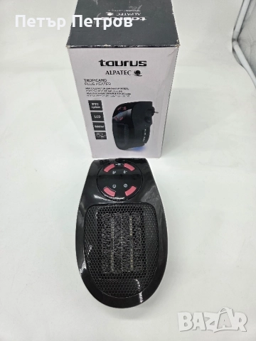 Чисто нов Mини керамичен нагревател Taurus Tropicano Plug Heater 500w, снимка 2 - Отоплителни печки - 52136831