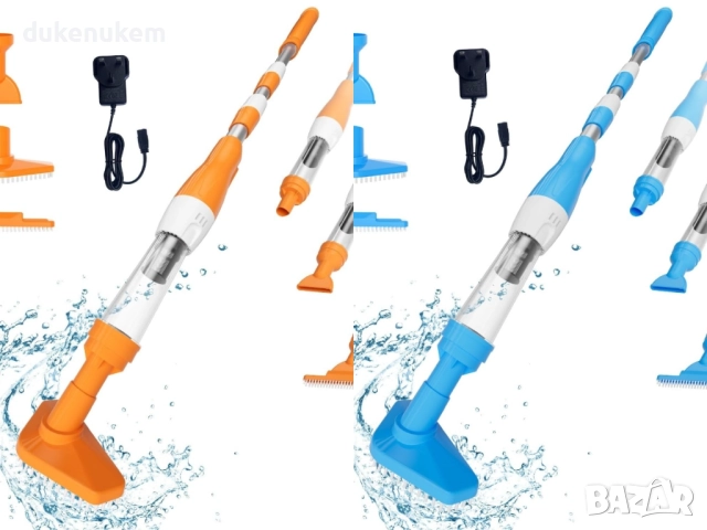 PoolyPoly 3 в 1 безжична прахосмукачка за басейн с акумулаторна батерия