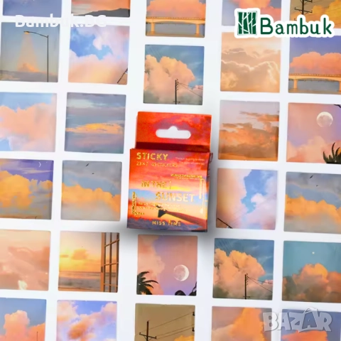 Стикери „In the Sunset“ , снимка 2 - Ученически пособия, канцеларски материали - 52618175