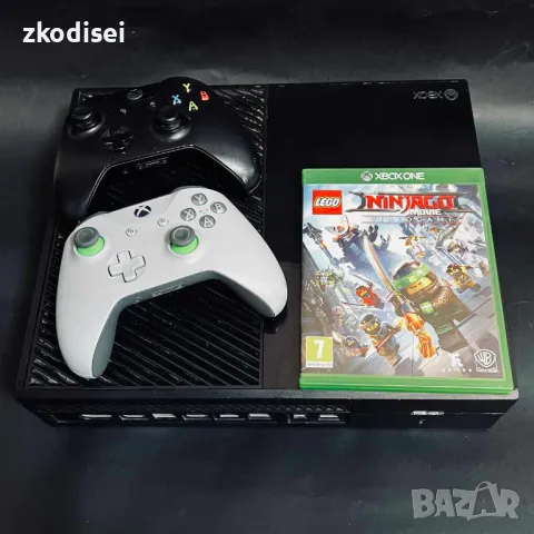 XBOX ONE с 2бр. джойстик и 1бр. игра, снимка 1 - Xbox конзоли - 49192723